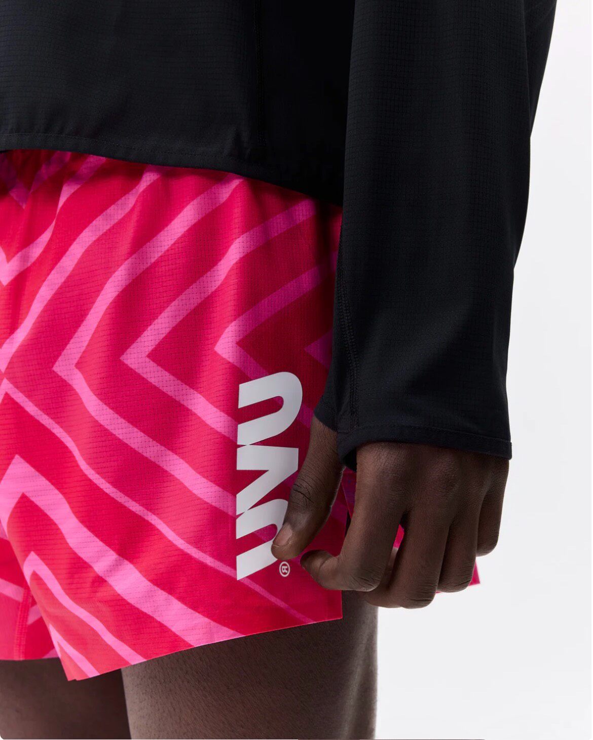 Cycling Bib Shorts - UVU HALF TIGHT 2.0 Kırmızı Dalgalı