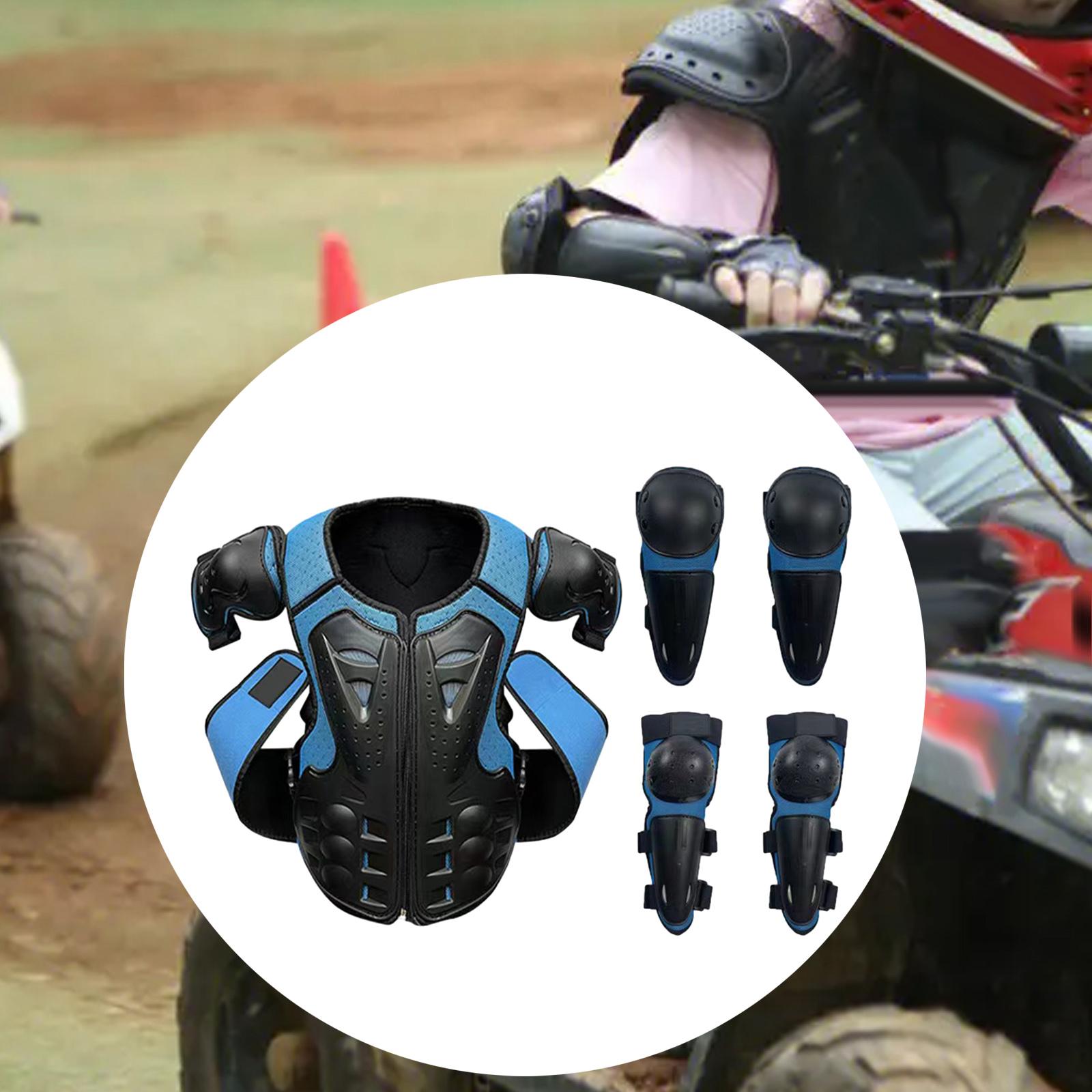 Cycling Protective Gear Kids - Çocuk Motosiklet Zırh Takımı Nefes Alabilen