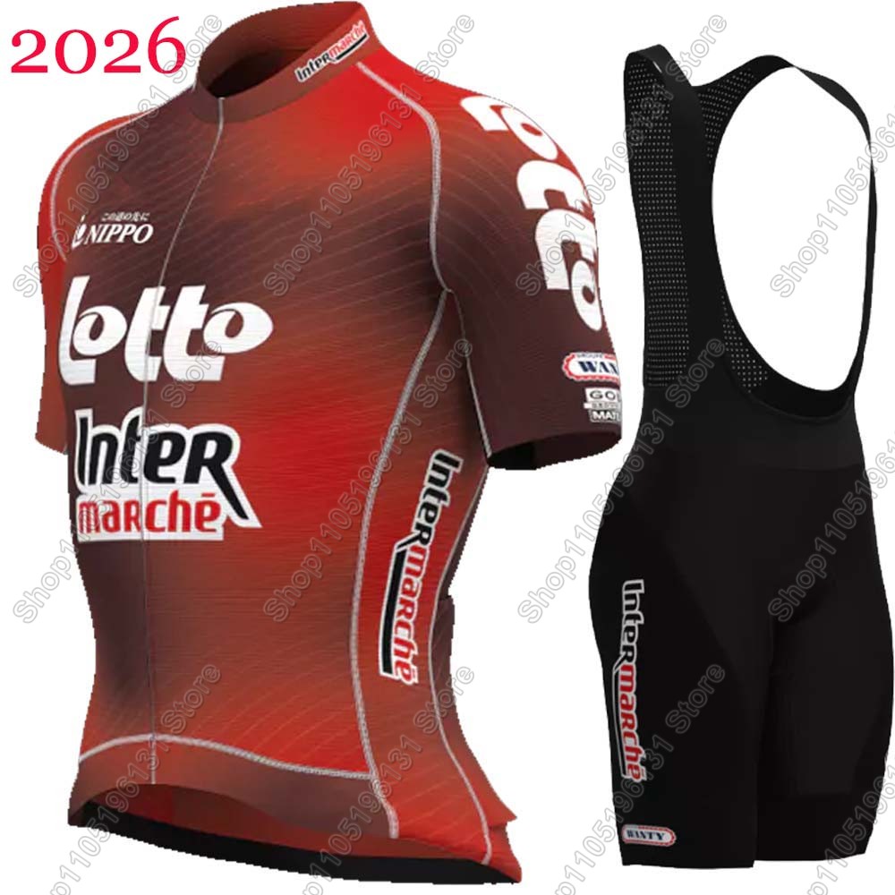 Cycling Bib Shorts - Lotto Bisiklet 2026 Jersey Seti Erkek