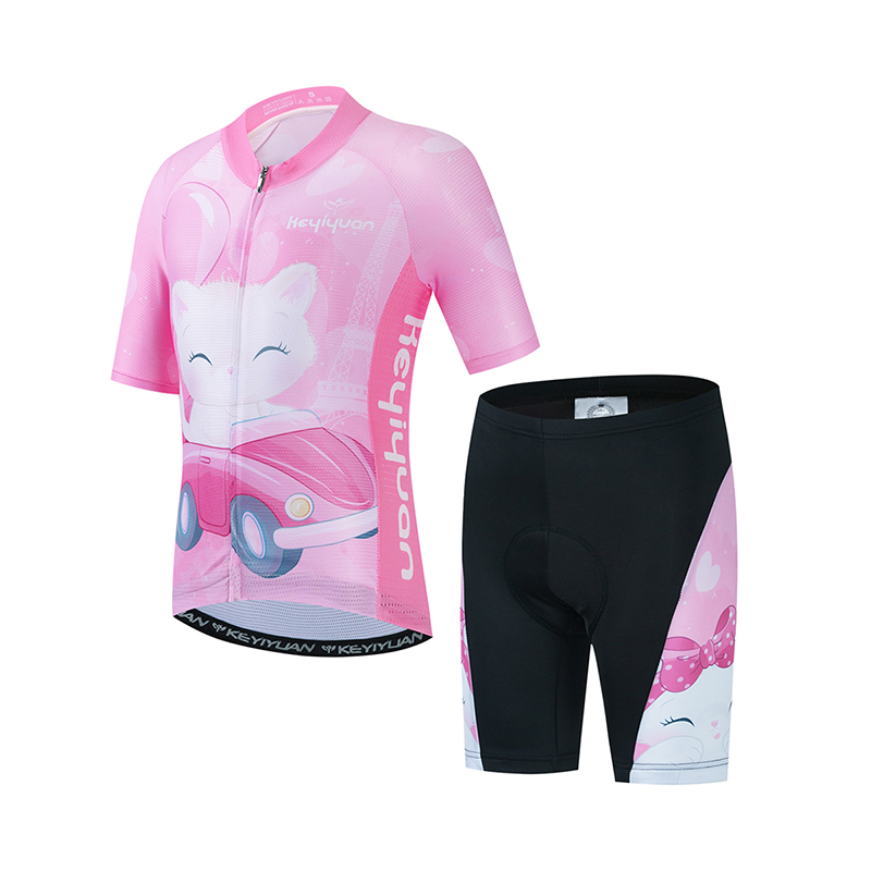 Cycling Protective Gear Kids - KEYIYUAN çocuklar yol bisiklet forması Set