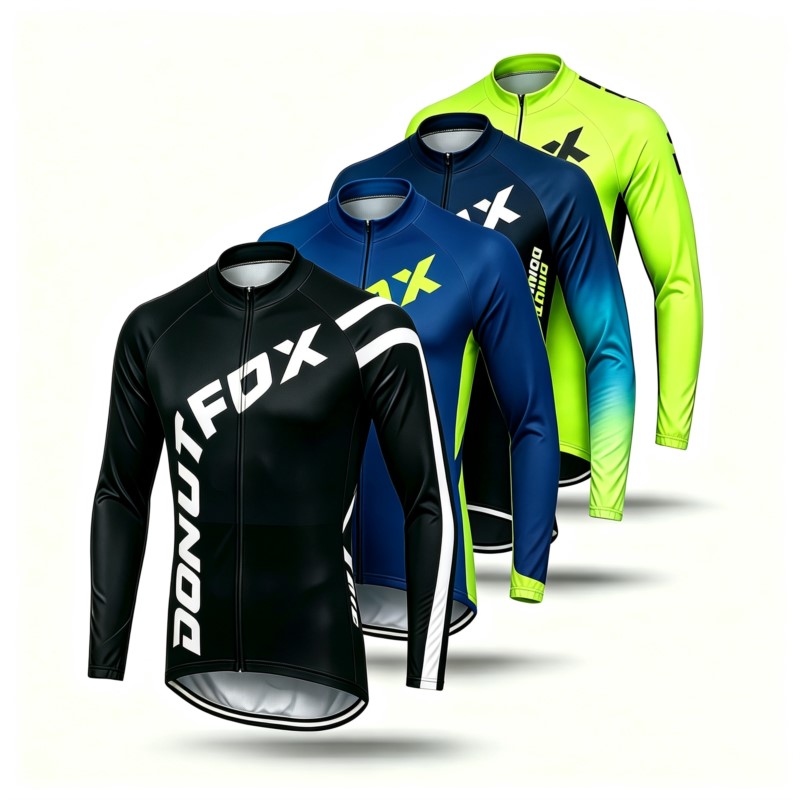 Cycling Bib Shorts - Erkekler İçin Uzun Kollu MTB Forması