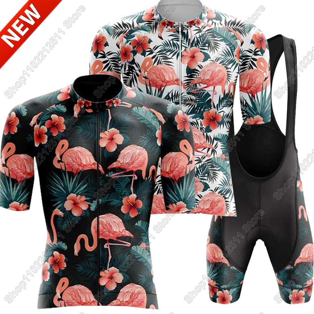 Cycling Bib Shorts - 2025Flamingo Bisiklet Jersey Seti bisikletçi giysisi