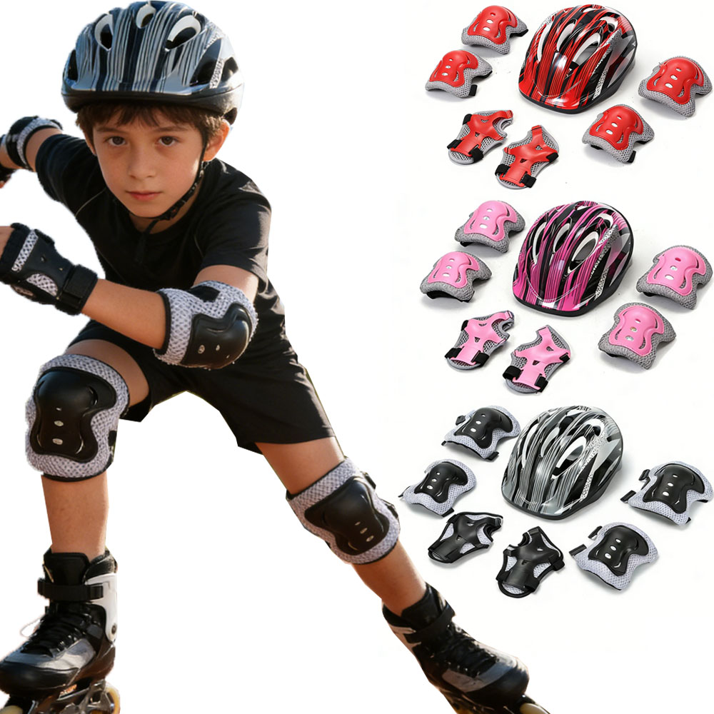 Cycling Safety Gear For Kids - Bisiklet Spor Koruyucu Ekipman Seti Ayarlanabilir