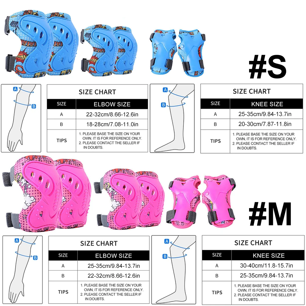 6 adet çocuklar 3-12 yıl diz d - Cycling Protective Gear Kids incelemesi ve fiyatı